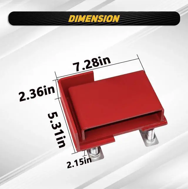 Alt view image 3 of 6 - Door Lock Protection Device Shipping Container Lock Box | Heavy Duty Bolt-On Keyed Box Accessories with Padlock & 5 Keys