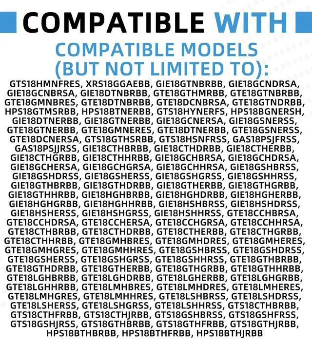 Alt view image 3 of 7 - WR14X27235 Refrigerator Door Gasket Replacement Compatible with General Electric Hotpoint RCA Replaces WR14X22914 4468126 AP6041578 PS11774647