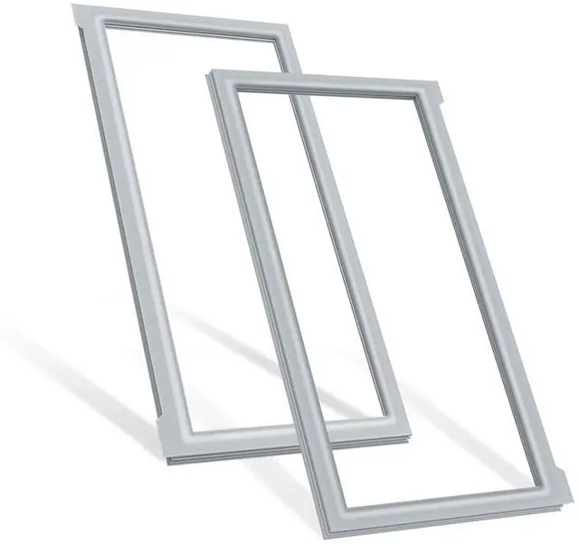 Main image of Upgraded W10830162 (Right) & W10830283 (Left) Refrigerator French Door Seal Gaskets Part for Whirlpool Refrigerator Gasket Seal Replacement for Kitchen-Aid & Ken-more Parts Replace Door Seal