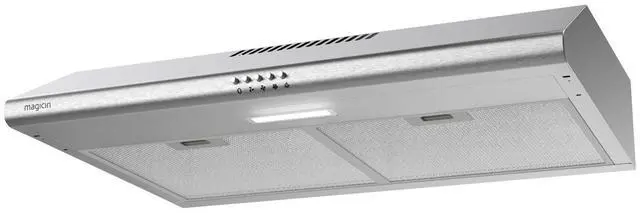 Main image of 30 Under Cabinet Range Hood Ducted and Ductless Convertible | Stainless Steel Vent Hood With 3 Speed Exhaust Fan LED Bright Light Bulb and Charcoal Filter