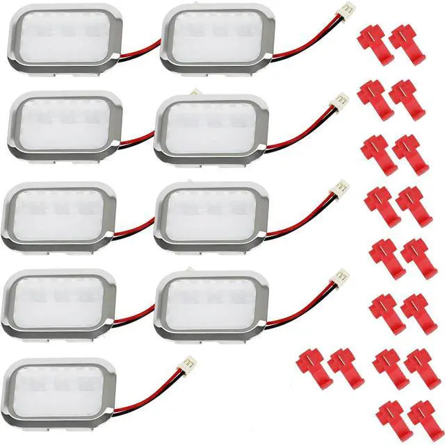 Main image of W11683242 Refrigerator LED Light Assembly Kit Fits for Whirlpool JennAir & KitchenAid W10559034 W10607479 W10623957 W11462342 W10637315 LED Light Module
