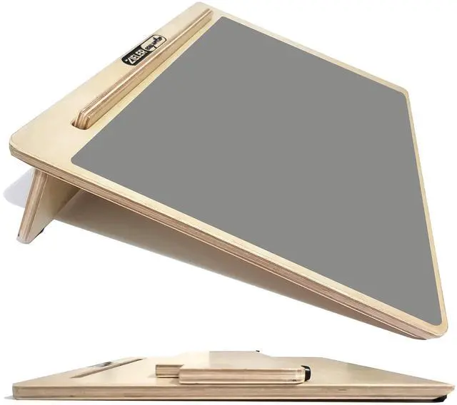 Main image of Ergonomic A3 Writing Slope with GRIP MAT for Better Writing Posture & Comfort Easywriter. Lacquered Wood with 20° Angle. Suitable for Children & Adults. Space Saving Design