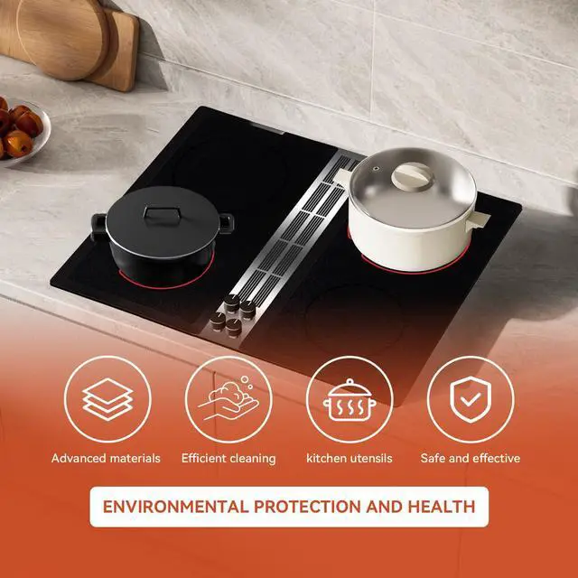 Alt view image 6 of 7 - Radiant Cartridge A122B Compatible with Jenn-Air Cooktop Range | Upgraded Dual Radiant Element 2000W and 1200W Stove Module with Reinforced Metal Frame and Smooth Ceran Glass Surface