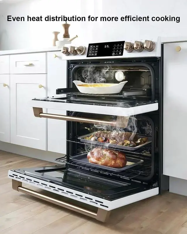 Alt view image 4 of 6 - 2 Pack WB48T10011 Oven Rack Fit for Range GE KenMore Oven, 24" x 17.7" Range Oven Stove Wire Rack Replace 261083 AP2031155 EAP249581 PS249581 1550790 AH249581