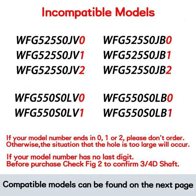 Alt view image 6 of 7 - WFG525S0JV5 WFG525S0JV6 WFG550S0LV4 for Whirlpool Gas Stove | WFG550S0LV5 WFG525S0JB5 WFG525S0JB6 WFG550S0LB4 WFG550S0LB5 WFGS4530SV0 WFGS4530SB0 Rrplacement Knobs W11510460 W11620736