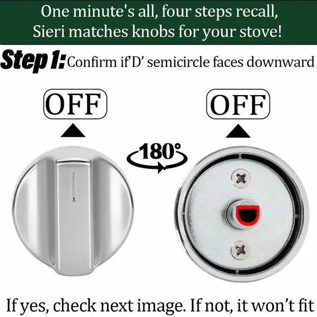 Alt view image 2 of 7 - W11510456 Knobs for Whirlpool WFG525S0JS5 WFG525S0JS6 Gas Stove | W11620567 Knobs for WFG525S0JZ5 WFG525S0JZ6 WFG535S0LS4 WFG535S0LS5 WFG535S0LZ4 WFG535S0LZ5 WFG550S0LZ4 WFG550S0LZ5 Gas Range