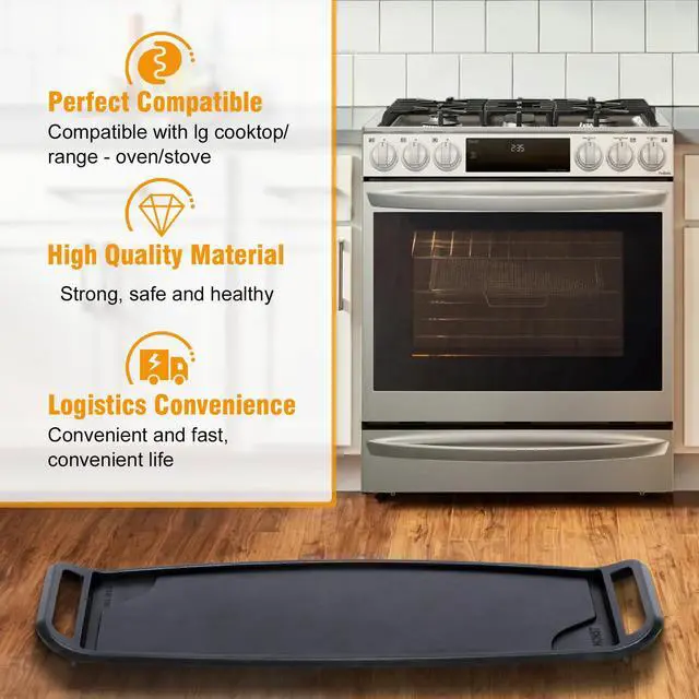 Alt view image 7 of 7 - AEB72914208, AEB72914211 Gas Stove Griddle plate Compatible with Stove, Range, Cooktop, Oven, etc. Replaces Griddle Plate for Gas Range, AEB72914210, AEB72914205, AEB72914206, AEB72914204
