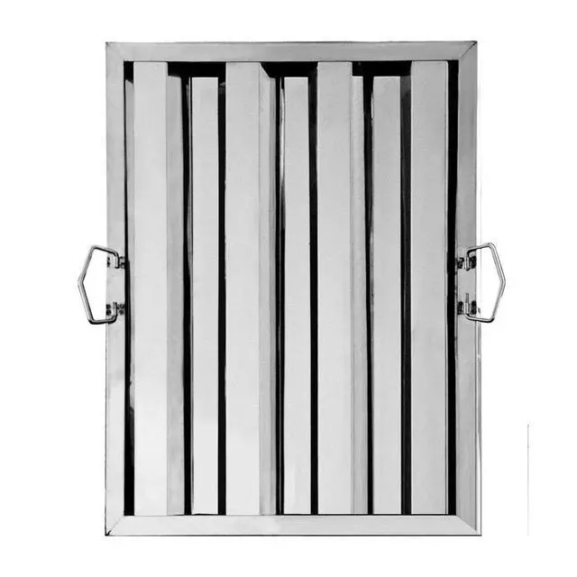 Alt view image 3 of 7 - 54323 Stainless Steel Hood Filter, 16" W x 20" H, Set of 6