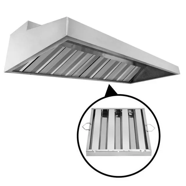 Alt view image 6 of 7 - 54323 Stainless Steel Hood Filter, 16" W x 20" H, Set of 6