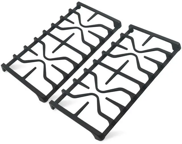 Main image of Upgraded WB31X27151 Stove Grate Replacement for GE Stove Parts, 2 Pack | Cast Iron Side Burner Grate Surface Cooktop for General Electric Gas Range Parts, JGBS66REKSS, JGB700SEJ4SS, WB31X24736 Rack