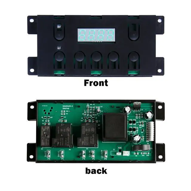 Alt view image 4 of 5 - 316455420 Oven Range Stove Clock Control Board 7 Button Control Board Clock Replacement(Include Overlay)