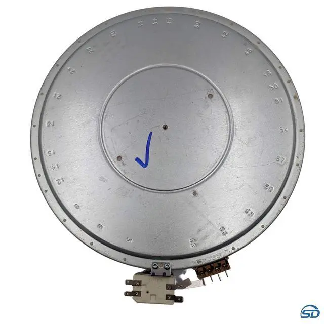 Alt view image 5 of 7 - WB30T10155 3026597 Electric Range 12 Inch Triple Haliant Surface Heating Element Replacement Model Specific Not Universal