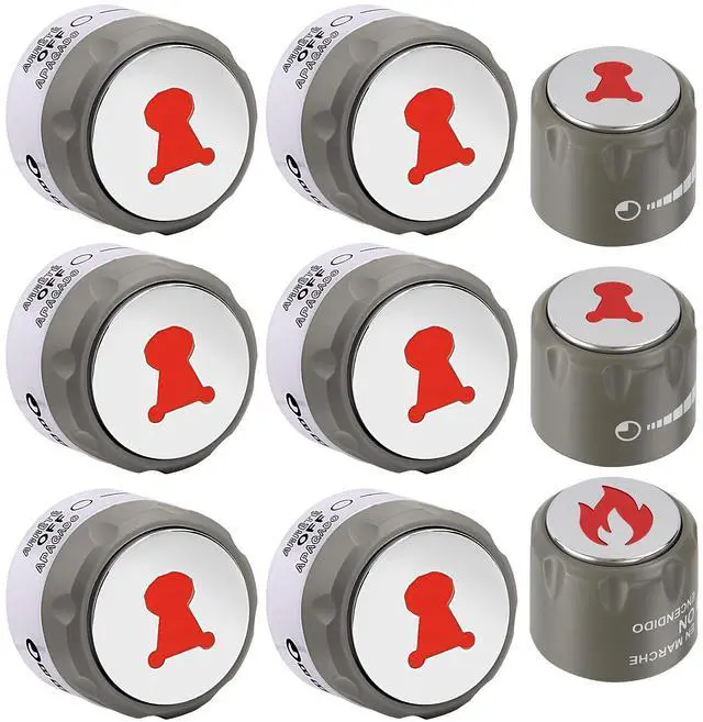 Main image of 67692 Control Knob Kit for Weber Summit 660/670 Gas Grills Knob | 9 Pack Weber Grill Knobs Replacement with 6 Main Burner Lighted Control Knobs,1 IR Knob,1 Smoke & 1 Grill Burner Control Knob
