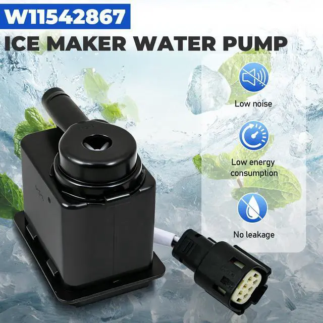 Alt view image 6 of 7 - W11542867 Ice Maker Circulation Pump, Ice Maker Water Pump Compatible with kitchenaid whirlpool jennair kenmore, Recirculating Pump Replaces W11176264 W11325175 W10747426 W11439191 W10908287