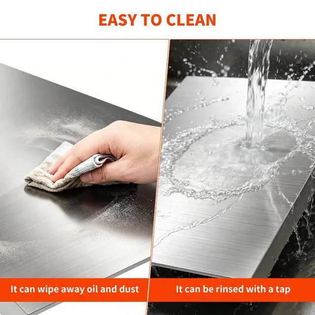 Alt view image 5 of 7 - Gas Noodle Board Stove Cover: Gas Stove Top Cover Stainless Steel, Gas Stove Cover Board for Gas and Electric Stove Range Expanding Kitchen Space, Sliver, Large Size 30"x 22"x2.6"