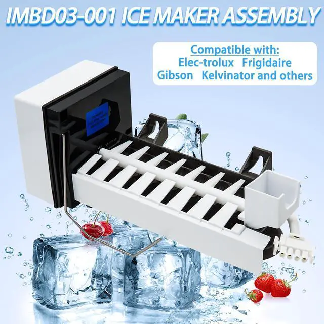Alt view image 2 of 6 - IMBD03-001 Ice Maker Compatible with Frigidaire Elec-trolux Refrigerators