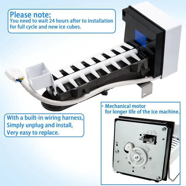 Alt view image 5 of 6 - IMBD03-001 Ice Maker Compatible with Frigidaire Elec-trolux Refrigerators
