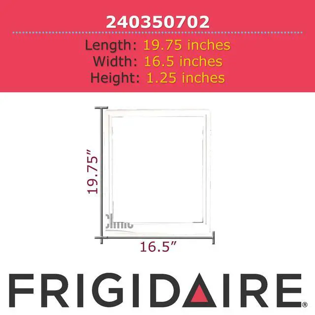 Alt view image 3 of 4 - GENUINE 240350702 Refrigerator Upper Crisper Pan Cover