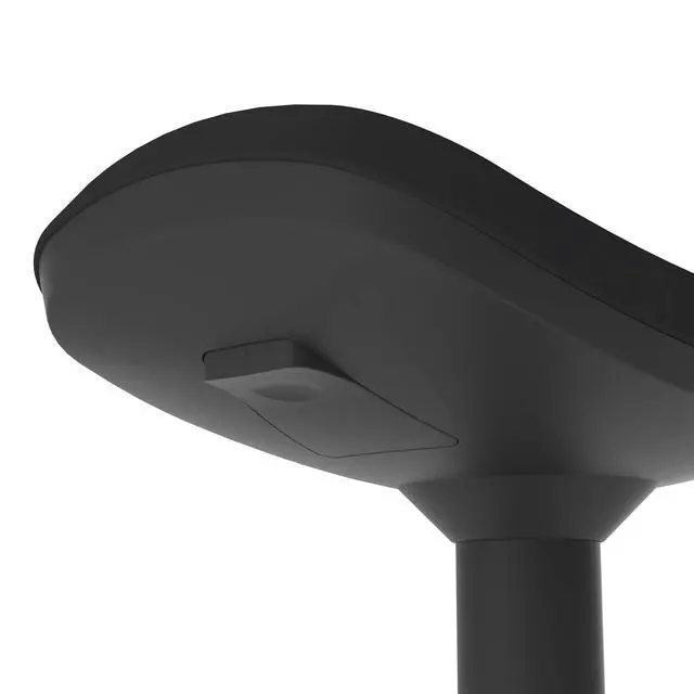 Alt view image 4 of 7 - Adjustable-Height Active Motion Stool w/Saddle Seat - Flexible Seating for School Classroom, Office or Home - Gray (LNT-NUS500-GR-SO)