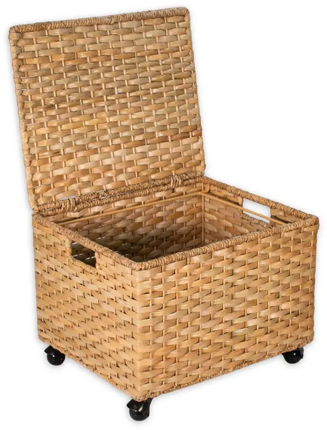 Main image of Seagrass Rolling File Cabinet | Office Storage | Home | Natural