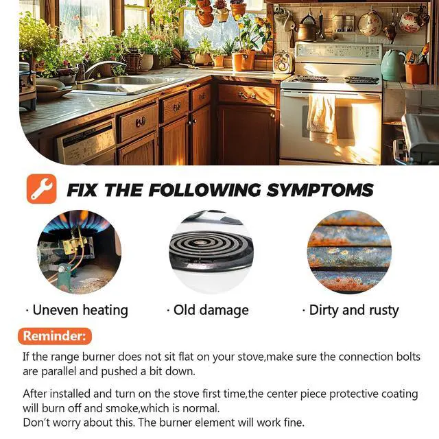Alt view image 5 of 7 - 5304430149 5304430150 Porcelain Drip Pan & MP22YA Electric Range Burner Element Unit & 330031 Surface Element Receptacle Kit For Frigidaire Kenmore Range Oven Replace 318067041 318067051 by