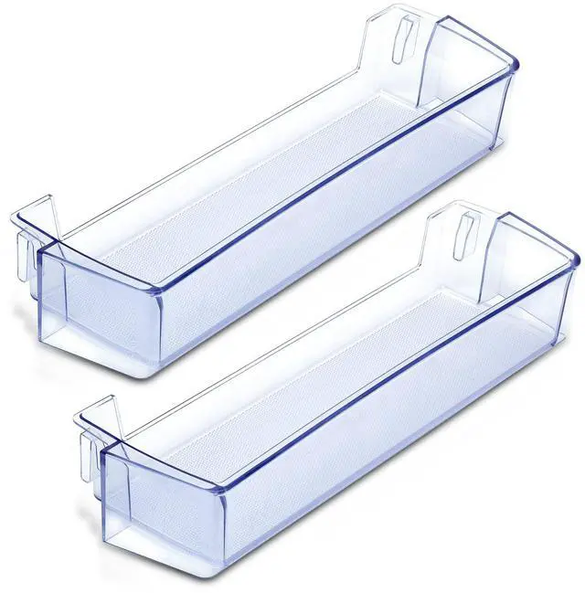 Main image of DA63-08645A Refrigerator Door Shelf 2Pack, RT18M6215SR Door Shelf | Compatible with samsung Refrigerator Model: RT18M6215SR RT18M6215SG RT18M6213SR, RT18M6215SG/AA shelf Replace for 4864777