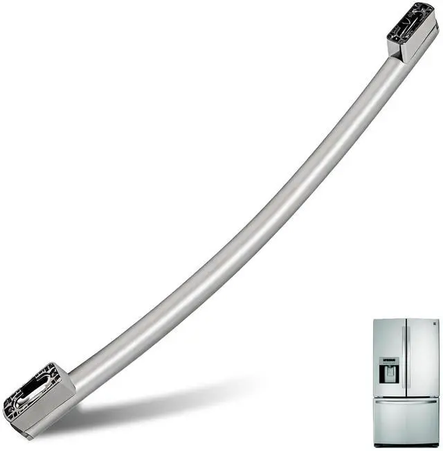 Main image of WR12X34310 Refrigerator Door Handle, Stainless Steel Freezer Door Handle, Fits for GE GFE24JSKNFSS GWE19JMLKFES GNE25JSKCFSS GDE25ESKNRSS & GNE25JSKAFSS, Models PS16220203