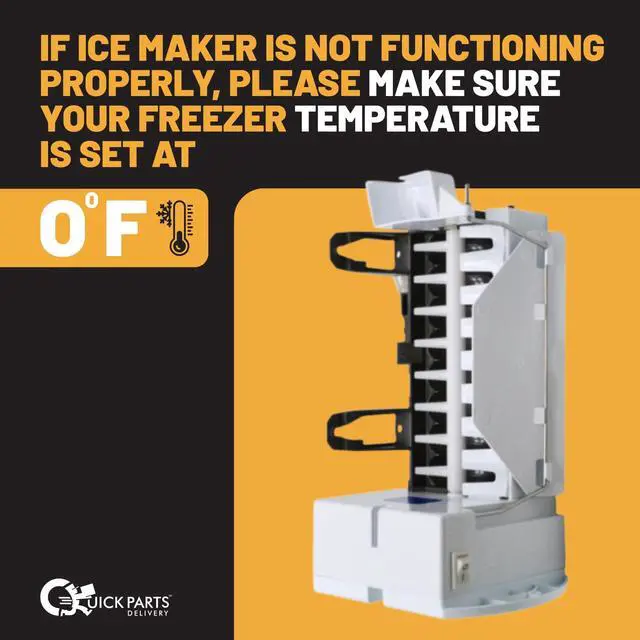 Alt view image 4 of 7 - QPD Upgraded Ice Maker Replacement Kit for GE Refrigerators - Replaces WR30X10093, WR30X10061, and More