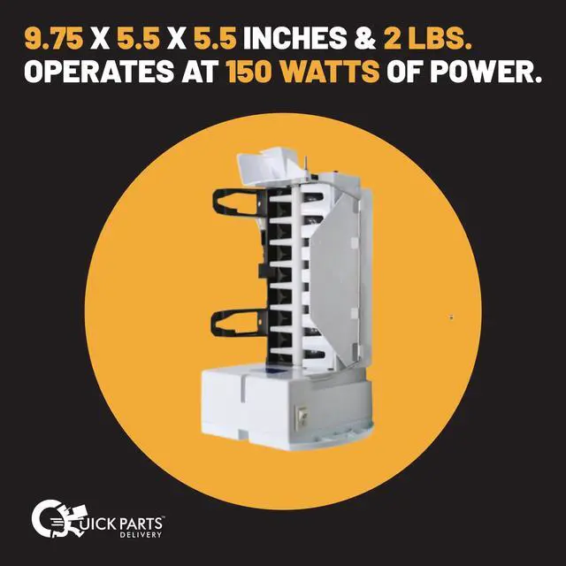 Alt view image 6 of 7 - QPD Upgraded Ice Maker Replacement Kit for GE Refrigerators - Replaces WR30X10093, WR30X10061, and More