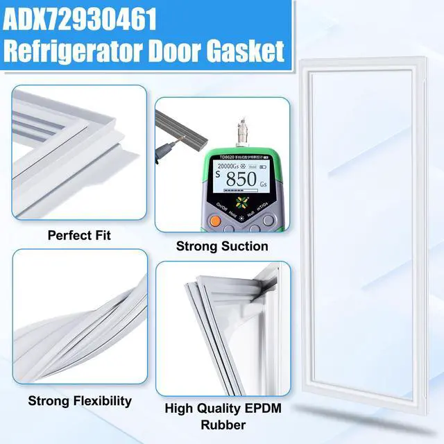 Alt view image 3 of 7 - Upgraded ADX72930461 Refrigerator Door Gasket Compatible with LG Refrigerator Door Gasket LFX31945ST LFXS30796S LFXC24726S LFX25991ST Door Gasket Seal ADX72930414 ADX72930453 LG Fridge Door Seal Right