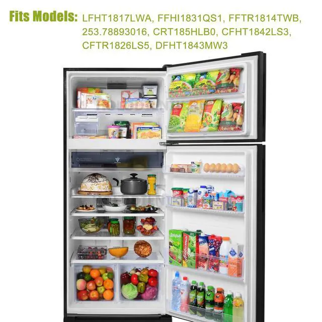 Alt view image 4 of 7 - 240364787 Refrigerator Crisper Drawer Cover Frame, Refrigerator Replacement Parts Drawer Cover Unit for Frigidaire RefrigeratorRefrigerator Drawer Replacement