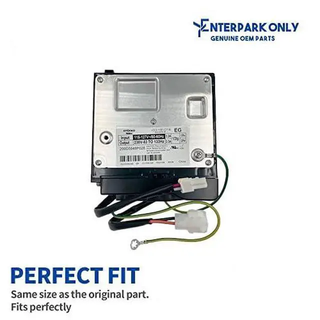 Alt view image 3 of 6 - WR87X29409 with 2 Jumper Wires Enterpark Refrigerator Compressor Inverter Control Board Replacement Module Replaces AP6332922, WR55X26038, WR55X11099, WR55X11138, 4864662, WR55X10855, WR55X20326