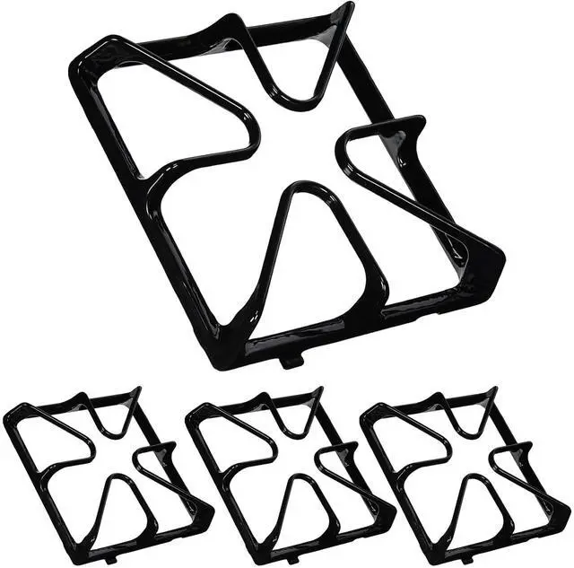 Main image of WB31K10034 Cast Iron 4 Burner Grate, Stove Grates Replacement for GE Gas Range Oven Stove Top Surface Grate | WB31K10065, 8-1/2 x 8-1/2