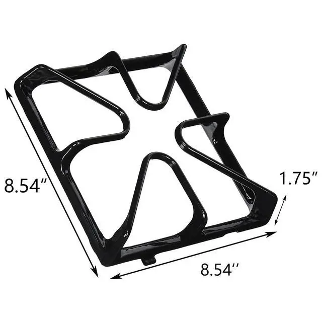 Alt view image 2 of 6 - WB31K10034 Cast Iron 4 Burner Grate, Stove Grates Replacement for GE Gas Range Oven Stove Top Surface Grate | WB31K10065, 8-1/2 x 8-1/2