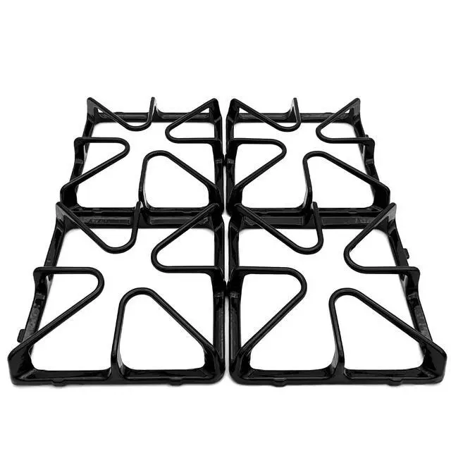 Alt view image 6 of 6 - WB31K10034 Cast Iron 4 Burner Grate, Stove Grates Replacement for GE Gas Range Oven Stove Top Surface Grate | WB31K10065, 8-1/2 x 8-1/2