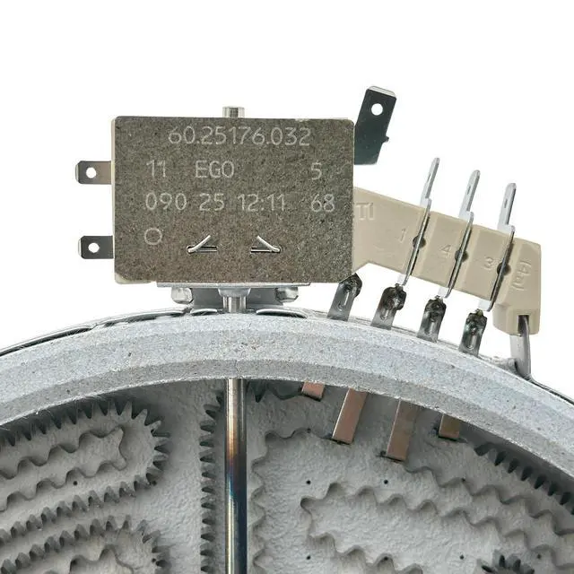 Alt view image 6 of 6 - 316530000 316530001 Range Cooktop 9" Radiant Surface Element Burner 3200(1100) W OEM Replacement Parts, Replaces W10251107 WPW10251107 W10251108 WPW10251108 W10631481 00755050 9000889418 9000750482
