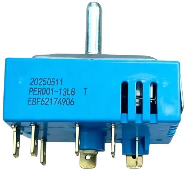Main image of PER001-13S T PER001-13LG T Range Rotary Switch Replacement for LG Electric RangeReplaces EBF62174901 EBF62174906 Surface Element Burner Switch