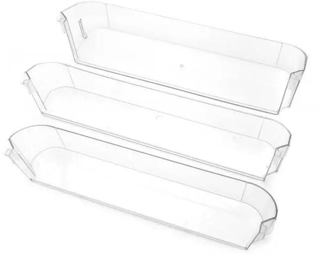 Main image of 29325760166 RV Refrigerator Door Shelf Kit, for Dometic Refrigerator Freezer Upper Bottom Plastic Door Shelf,Transparent