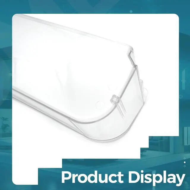 Alt view image 6 of 7 - 29325760166 RV Refrigerator Door Shelf Kit, for Dometic Refrigerator Freezer Upper Bottom Plastic Door Shelf,Transparent