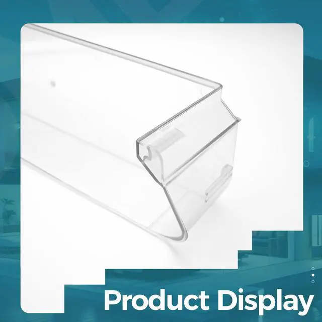Alt view image 5 of 7 - 29325760166 RV Refrigerator Door Shelf Kit, for Dometic Refrigerator Freezer Upper Bottom Plastic Door Shelf,Transparent
