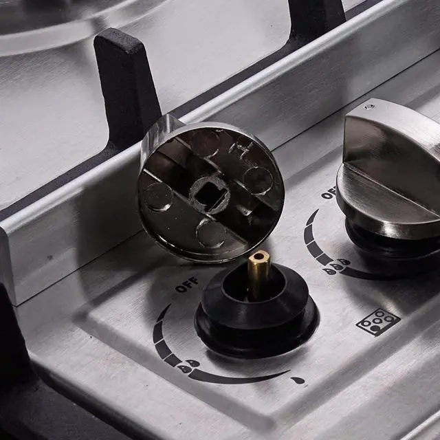 Alt view image 3 of 7 - 12 Inch Gas Cooktop With Dual Fuel Sealed 2 Burners - Stainless Steel Drop-In Hob DK223-A01 Cooker