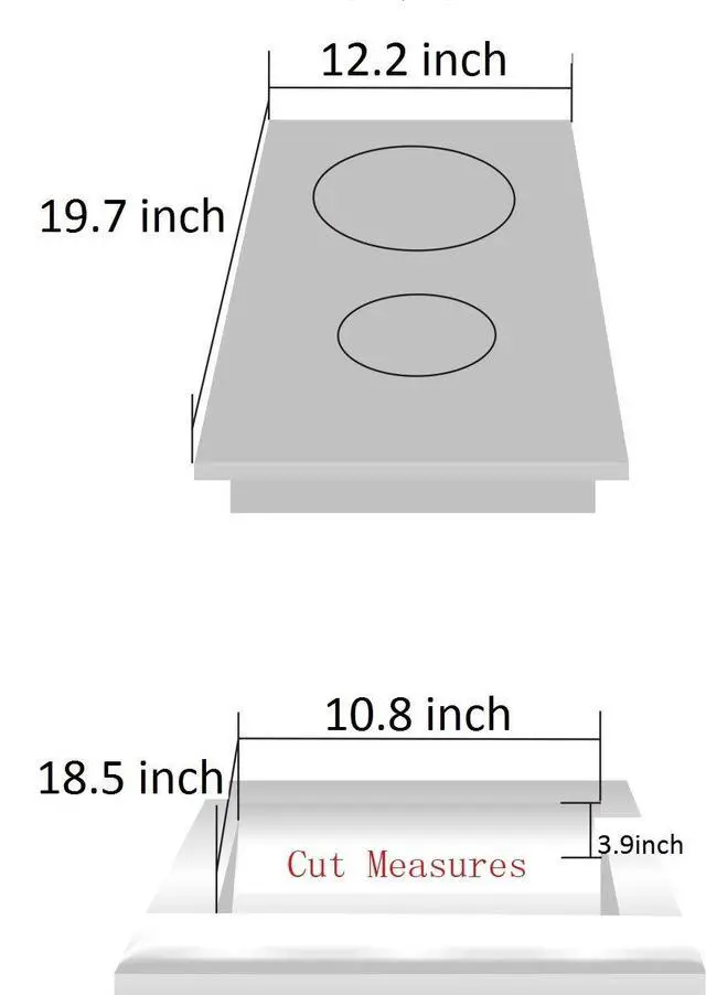 Alt view image 4 of 7 - 12 Inch Gas Cooktop With Dual Fuel Sealed 2 Burners - Stainless Steel Drop-In Hob DK223-A01 Cooker