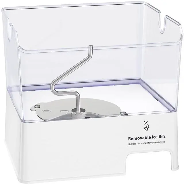 Main image of Upgraded W10347093 W10347100 Removable Ice Bin Compatible with Maytag KitchenAid Whirlpool Ice Maker Replacement WPW10347093 Whirlpool Ice Bucket WRF736SDAM14 WRF736SDAM13 Ice Tray Parts Ice Container