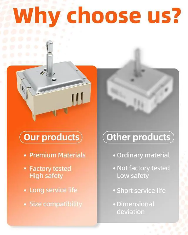 Alt view image 5 of 7 - NE59M4320SG NE59M4320SS Range Dual Surface Element Switch Fit for Samsung | Surface Control NE59T4311SS NE59M4320SW NE59M4310SS NE59M6850SS NE59R4321SG NE59R4321SS NE59M6850SG NE59K3321SS