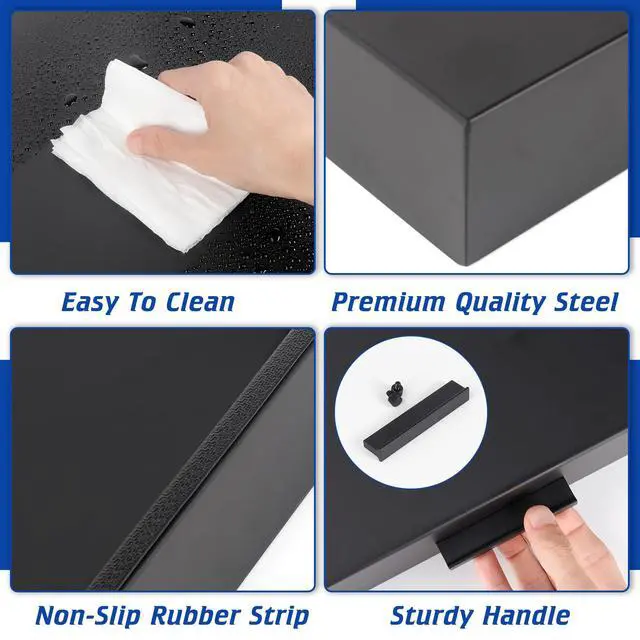 Alt view image 4 of 7 - Stove Top Cover with Handles, Heavy Duty Metal Noodle Board Cooktop Cover for Gas/Electric Stove Top, (L 30" x W 22" x H 3") Large Gas Stove Protective Cover for Kitchen Space Expansion