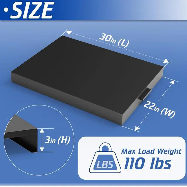 Alt view image 2 of 7 - Stove Top Cover with Handles, Heavy Duty Metal Noodle Board Cooktop Cover for Gas/Electric Stove Top, (L 30" x W 22" x H 3") Large Gas Stove Protective Cover for Kitchen Space Expansion