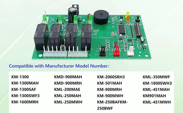 Alt view image 3 of 7 - 2A1410-01 2A1410-02 Ice Machine Control Board Replacement Compatible with Hoshizaki Ice Machine