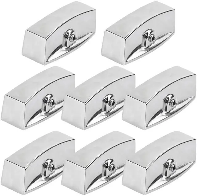 Main image of Range Valve Knob for Kitchen Gas Stove, Oven Hob Panel Control Knob | Compatible with D-Shaped air Interface Burner Gas Valve, Upgrade Replacement Commercial Grill Chrome Knobs (8 Pack)