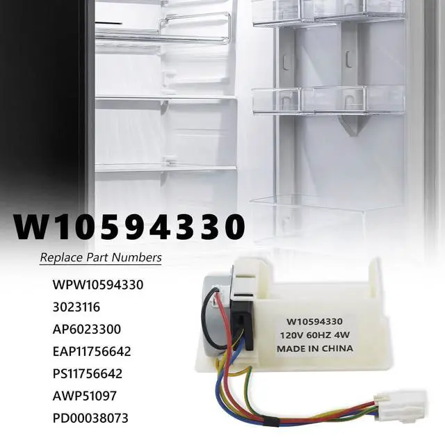 Alt view image 5 of 7 - W10594330 Refrigerator Air Damper Control Assembly | Compatible with Whirlpool Refrigerator, Replaces WPW10594330 3023116