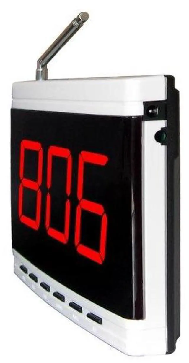 Alt view image 2 of 5 - Wireless Restaurant Pager Table Call System, 1 Receiver & 20 Bells | Waiter Caller System for Customer Service, Dinner Bell Paging System, Pagers For Bar/Hospital/Restaurant/Cafe